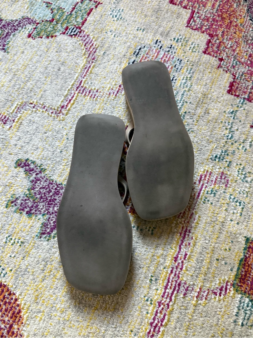 Seychelles Beige Wedge Flip Flops Size 8.5 - Picture 5 of 5